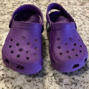 Purple Toddler Crocs